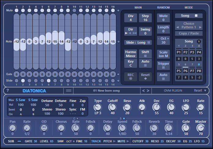 diatonica synthesizer